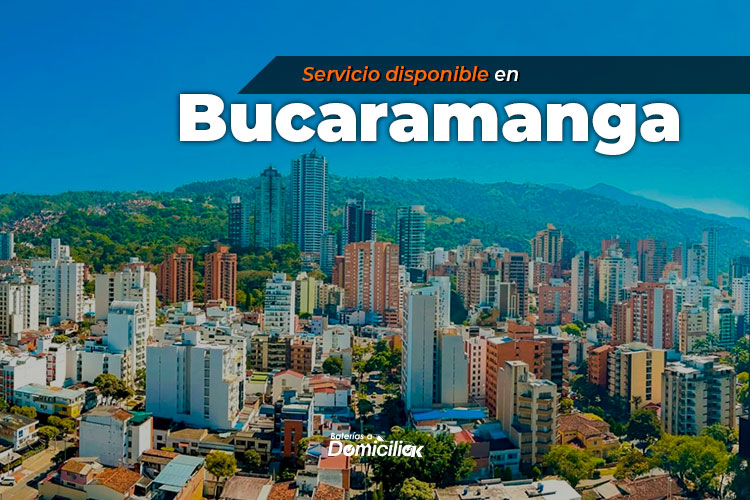 Baterías a domicilio en Bucaramanga