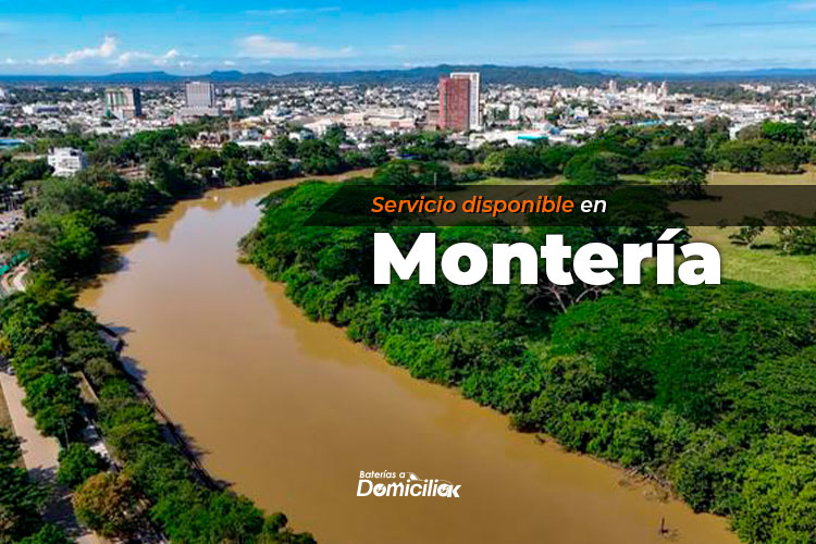 Baterías a domicilio en Montería